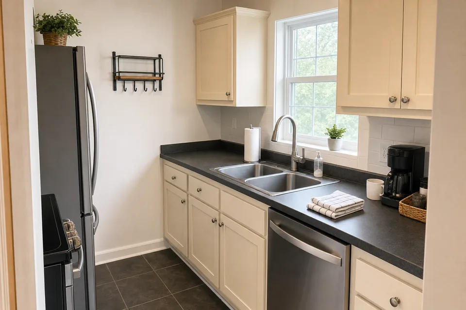 Kitchen after proof